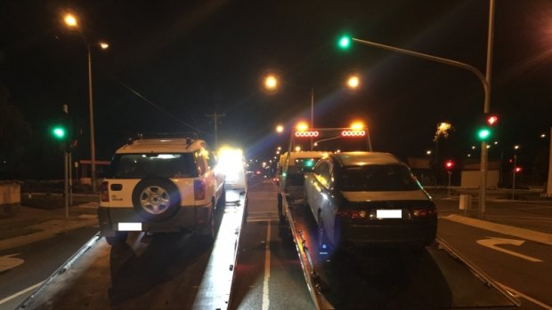 A man and his friend had both their cars impounded during a booze bus sting.
