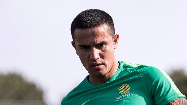 Special case: Tim Cahill at the Socceroos' World Cup training camp in Antalya