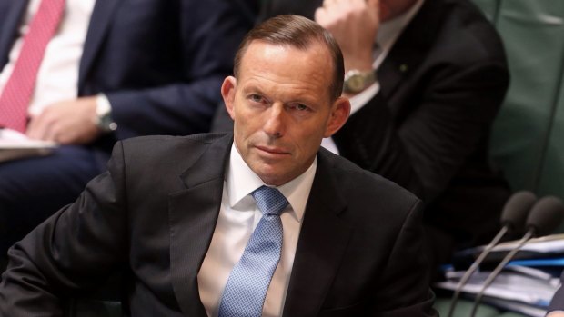 Prime Minister Tony Abbott during Question Time on Thursday.