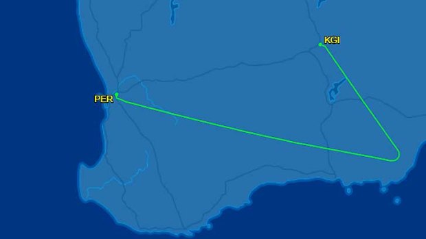 The Qantas flight had to land in Kalgoorlie due to a medical emergency.