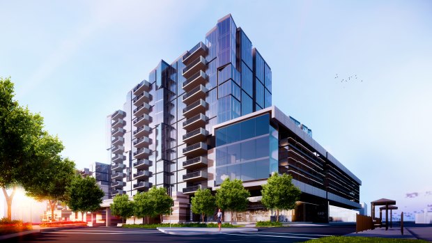 An artist's impression of Salta's new build-to-rent project at Victoria Gardens.