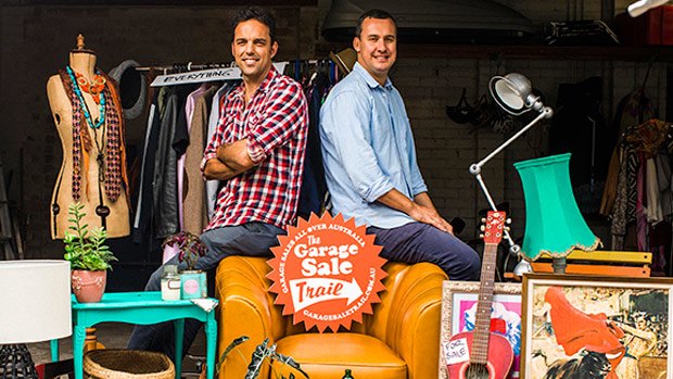 Garage Sale Trail founders Andrew Valder and Darryl Nichols.