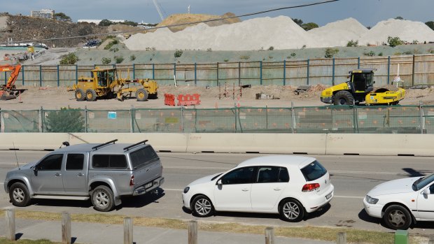 Much of the construction of WestConnex is still a long way from completion.