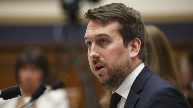 Nick Pickles, senior strategist of public policy at Twitter Inc., speaks during a House Judiciary Committee on social media filtering practices in Washington, DC.