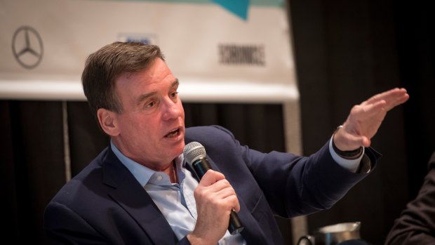 Senator Mark Warner at the South by SouthWest conference in Austin.