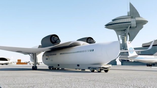 The Link&Fly aircraft design has wings that come off to hasten turnover at airports and make boarding easier and closer to passengers' homes, its inventor claims.