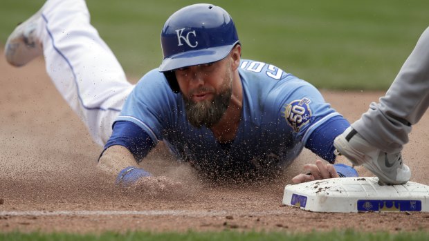 Alex Gordon was one of the many Royals who homered in the first innings.