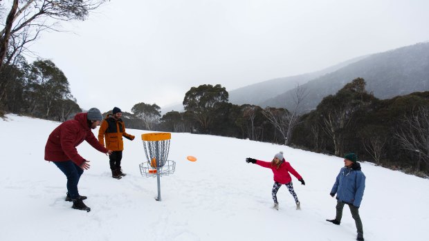 Try your a round of Frolf at Thredbo these holidays.