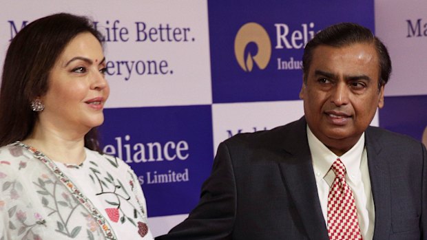 Power couple: Nita and Mukesh Ambani.