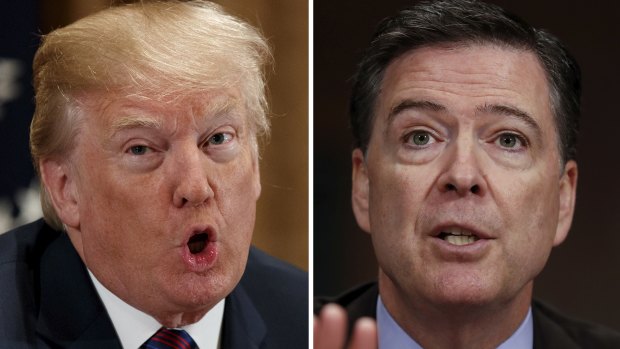 US President Donald Trump and former FBI boss James Comey have traded insults over what Trump perceived to be bias.