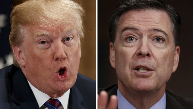 US President Donald Trump and former FBI boss James Comey have traded insults over what Trump perceived to be bias.