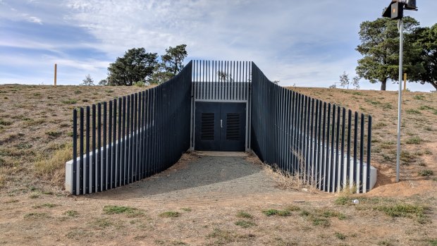 Where in Canberra last week: an underground storage area at the National Arboretum Canberra.