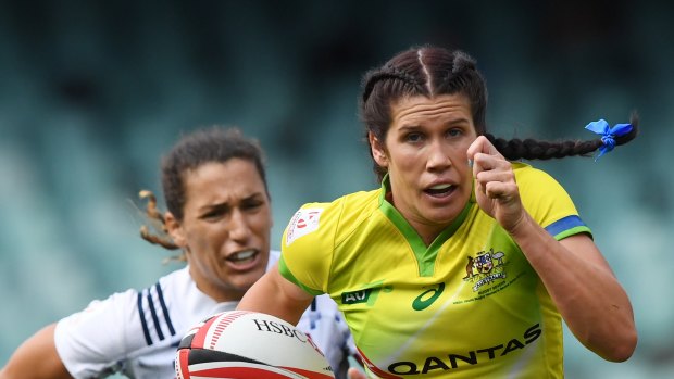 Confident: Australia's Charlotte Caslick says the home side are ready to meet expectations. 