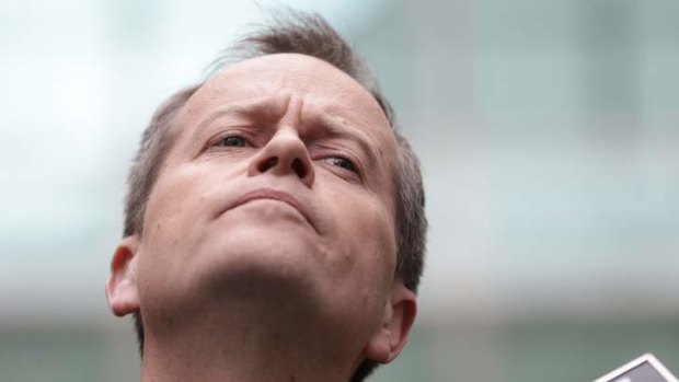 Labor MP Bill Shorten at Parliament House in Canberra on Friday.