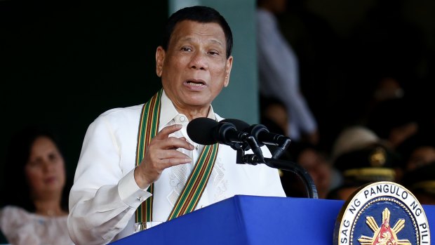 Duterte has previously come under fire for vulgar and sexist comments. 