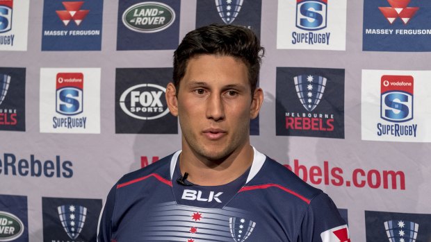 Timely: Adam Coleman returns for the Rebels this weekend.