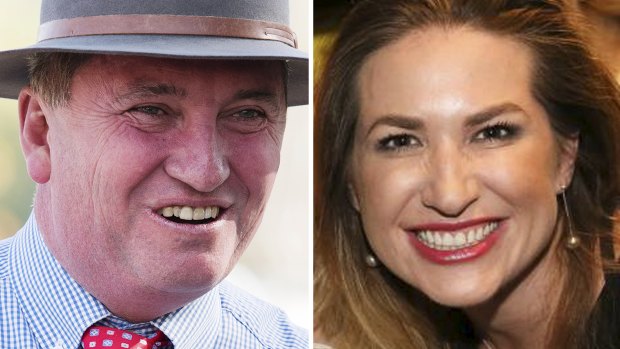 Barnaby Joyce and his former media adviser Vikki Campion, mother of his new baby boy, Sebastian.