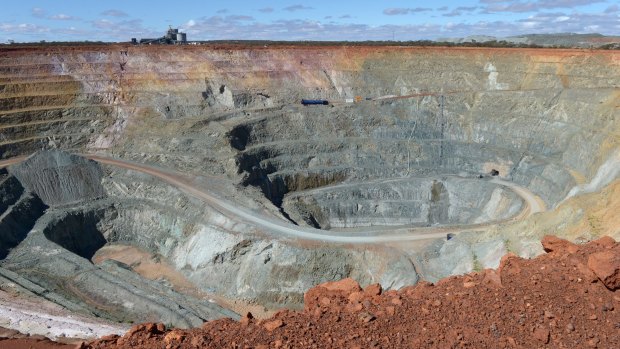 Copper is conveying worrying signals about global growth. Pictured, an Australian mine.
