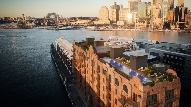 No.8 REVY building, Pyrmont is being developed by Aqualand to luxury apartments.