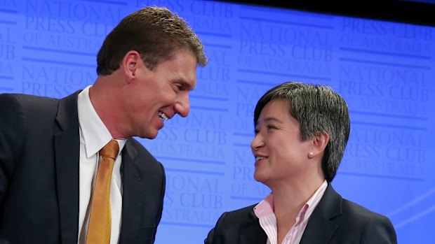 The conclusion of the debate between Senator Bernardi and Senator Wong.