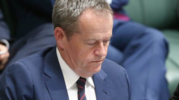 Opposition Leader Bill Shorten and infrastructure spokesman Anthony Albanese in question time on Thursday.