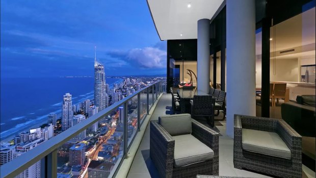 This five-bedroom Surfers Paradise apartment has full marks for spectacular views