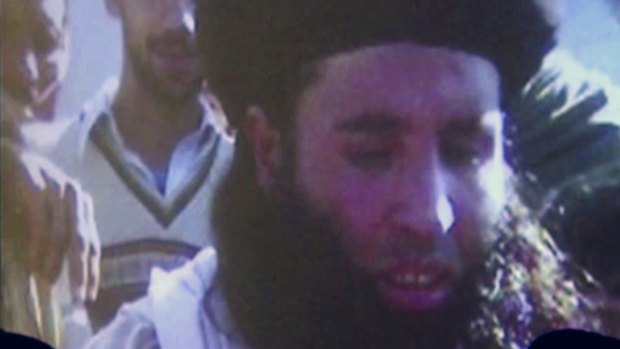 Undated footage of Mullah Fazlullah. 