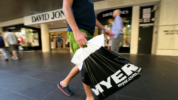 Myer, AGL, Seven and Crown were among 15 companies Goldman Sachs identified as most likely to have a weak second half to the financial year.