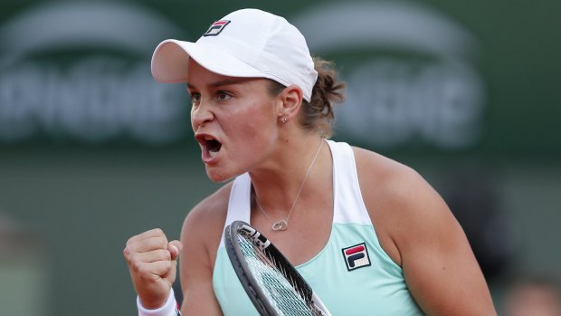 Ashleigh Barty battled hard but couldn't prevail against Serena Williams.