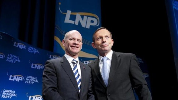 Prime Minister Tony Abbott and Queensland Premier Campbell Newman were among party leaders past and present at a fundraising dinner on Thursday night.