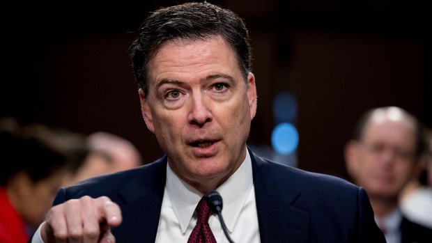 Former FBI director James Comey, seen in a file photo,  has blasted US President Donald Trump in a new book.