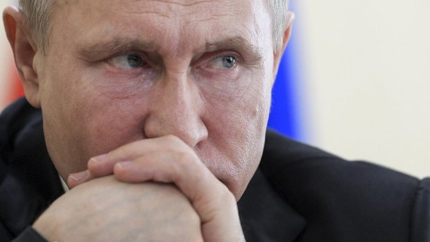 Vladimir Putin: waging a covert war?