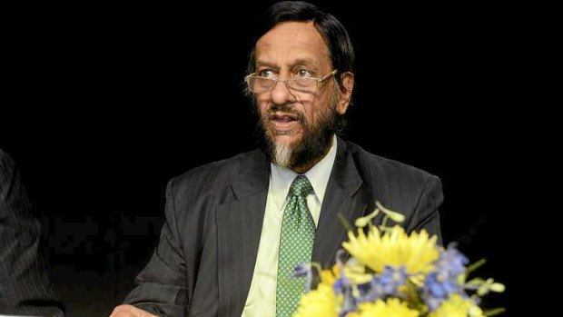 IPCC's chairman Rajendra Pachauri in Stockholm.