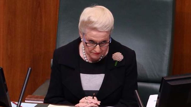 Speaker Bronwyn Bishop during question time on Monday.