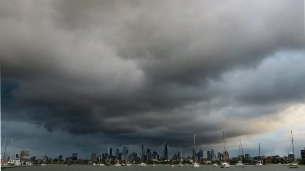 Cloud city Melbourne.