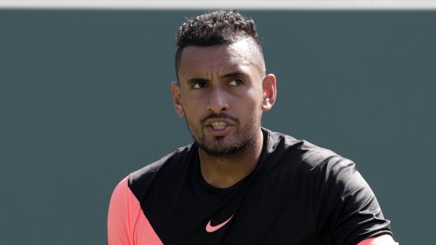 Hurt: Nick Kyrgios will miss the French Open through injury.