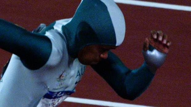 The perfect race: Cathy Freeman wins the Sydney Olympic 400m.