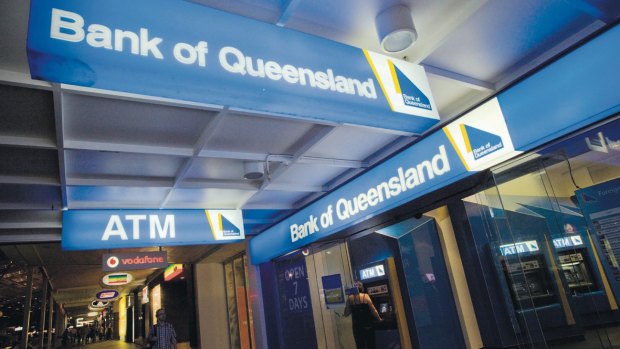 Bank of Queensland is the biggest winner among the top 200 today after posting a healthy rise in annual earnings.
