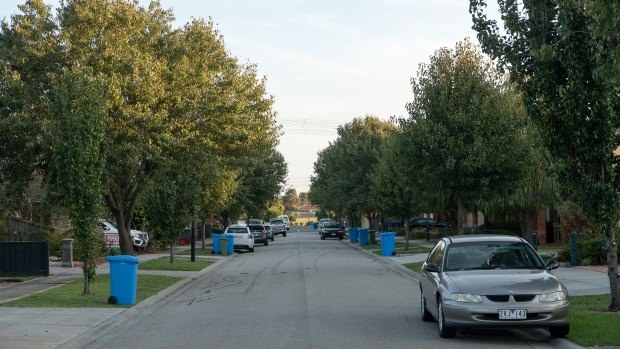 Boronia Avenue in Cranbourne where Sadif Karimi lived with her husband's family before she died. 