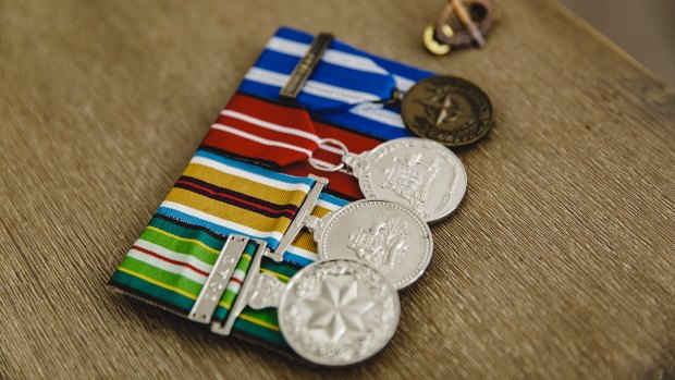 Jordan Ivone's medals.