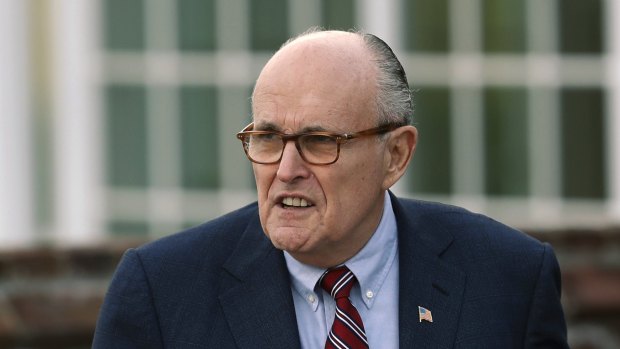 Former US attorney-general and mayor of New York Rudy Giuliani  is now on Trump's legal team.