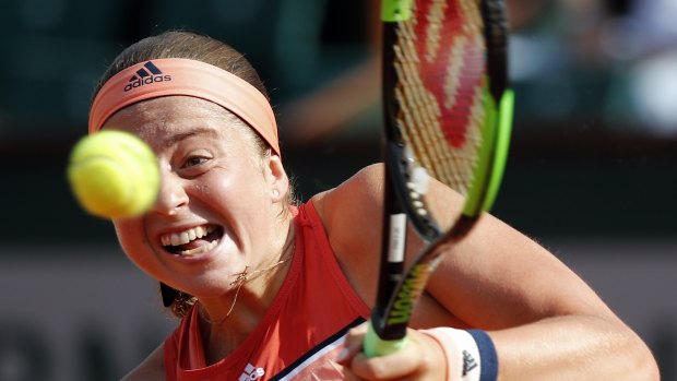 Defending champion Jelena Ostapenko is out of the French Open.