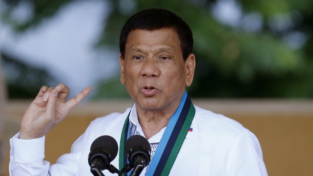 Philippine President Rodrigo Duterte