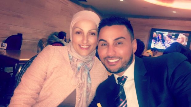 Zenah Osman pictured with her brother Salim Mehajer.