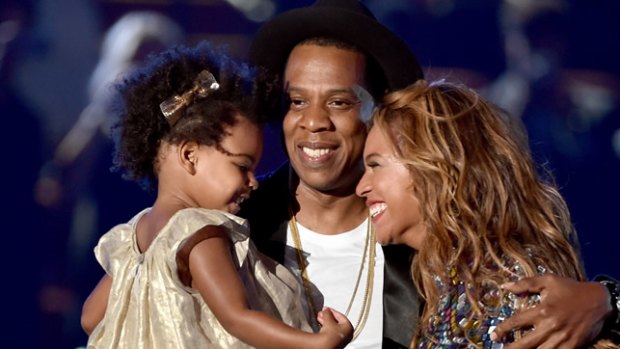 Beyonce, Jay Z and Blue Ivy at the MTV Video Music Awards.