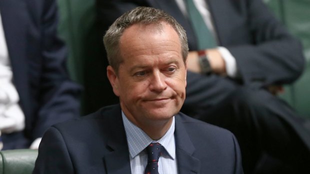 Opposition Leader Bill Shorten during question time on Monday.