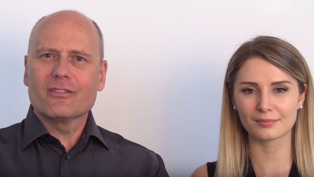 Stefan Molyneux and Lauren Southern.