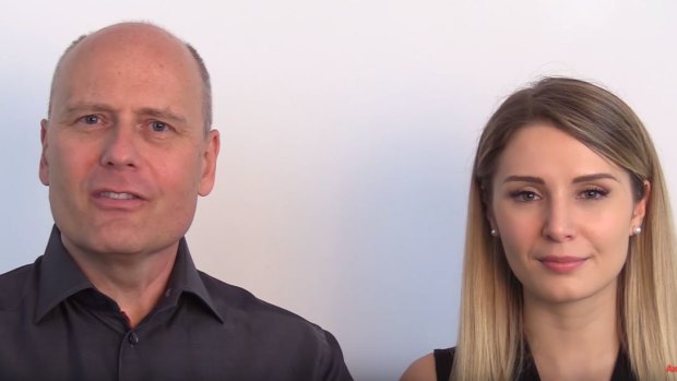 Stefan Molyneux and Lauren Southern.