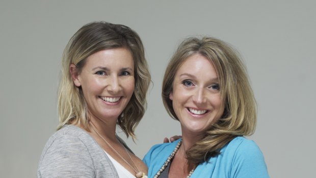 Endota founders Belinda Fraser (left) and Melanie Gleeson before Fraser left the business.