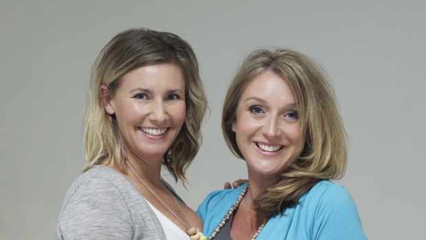 Endota founders Belinda Fraser (left) and Melanie Gleeson before Fraser left the business.